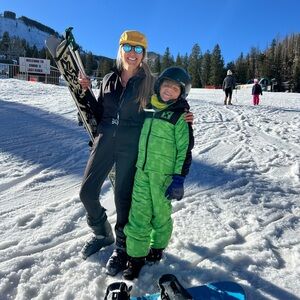 Minecraft Snow suit  Green Kids Ski Suit. 7/8 BiB and jacket.  Boys/girls